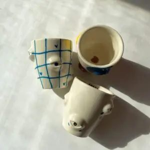 Маленький стакан "Eyes" с принтом