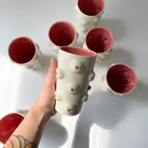 Стакан «Eyes» Розовый